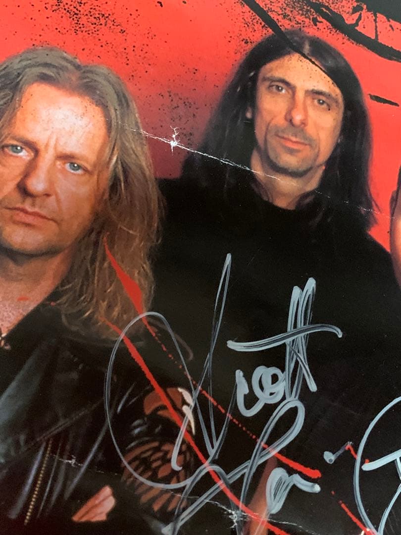 ジューダスプリースト　サイン入りポスター