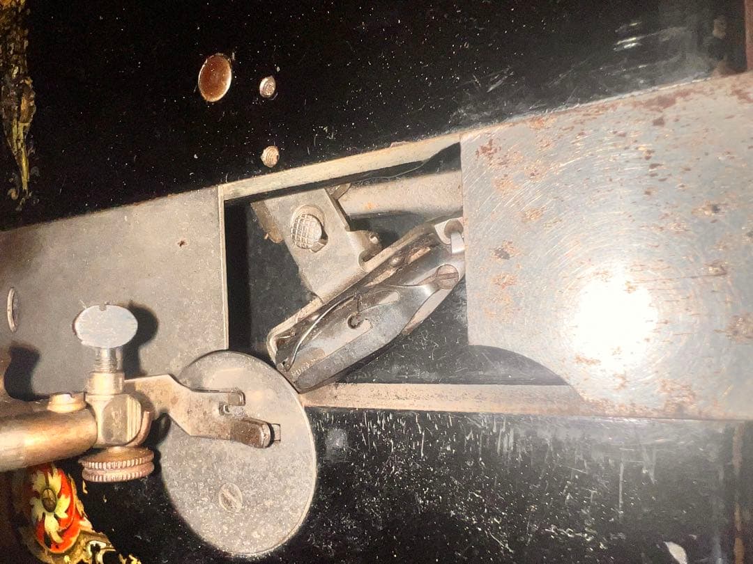 166 USAアンティーク 1916年　SINGERシンガーミシン　手回しミシン