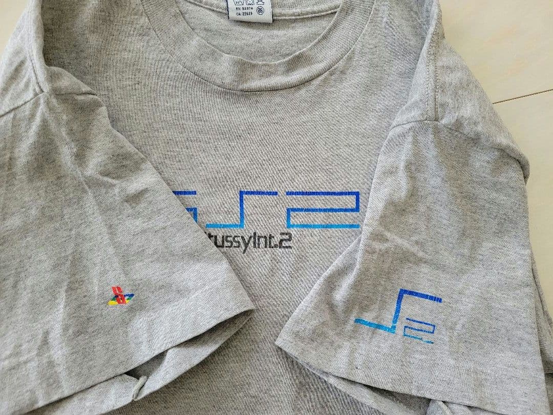 OLD STUSSY PS2 パロディTシャツ プレステ2 グレー