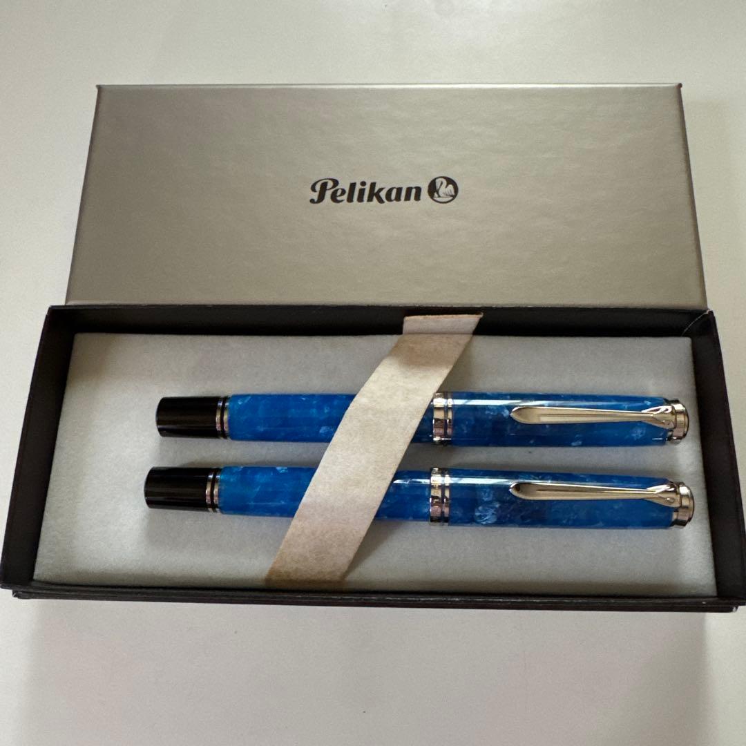 ペリカン 特別生産品 スーベレーンM805 ヴァイブラントブルー