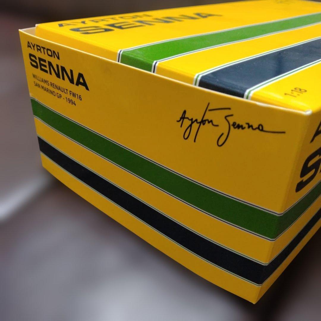 1/18 ウィリアムズ FW16 サンマリノGP アイルトン セナ ロスマンズ