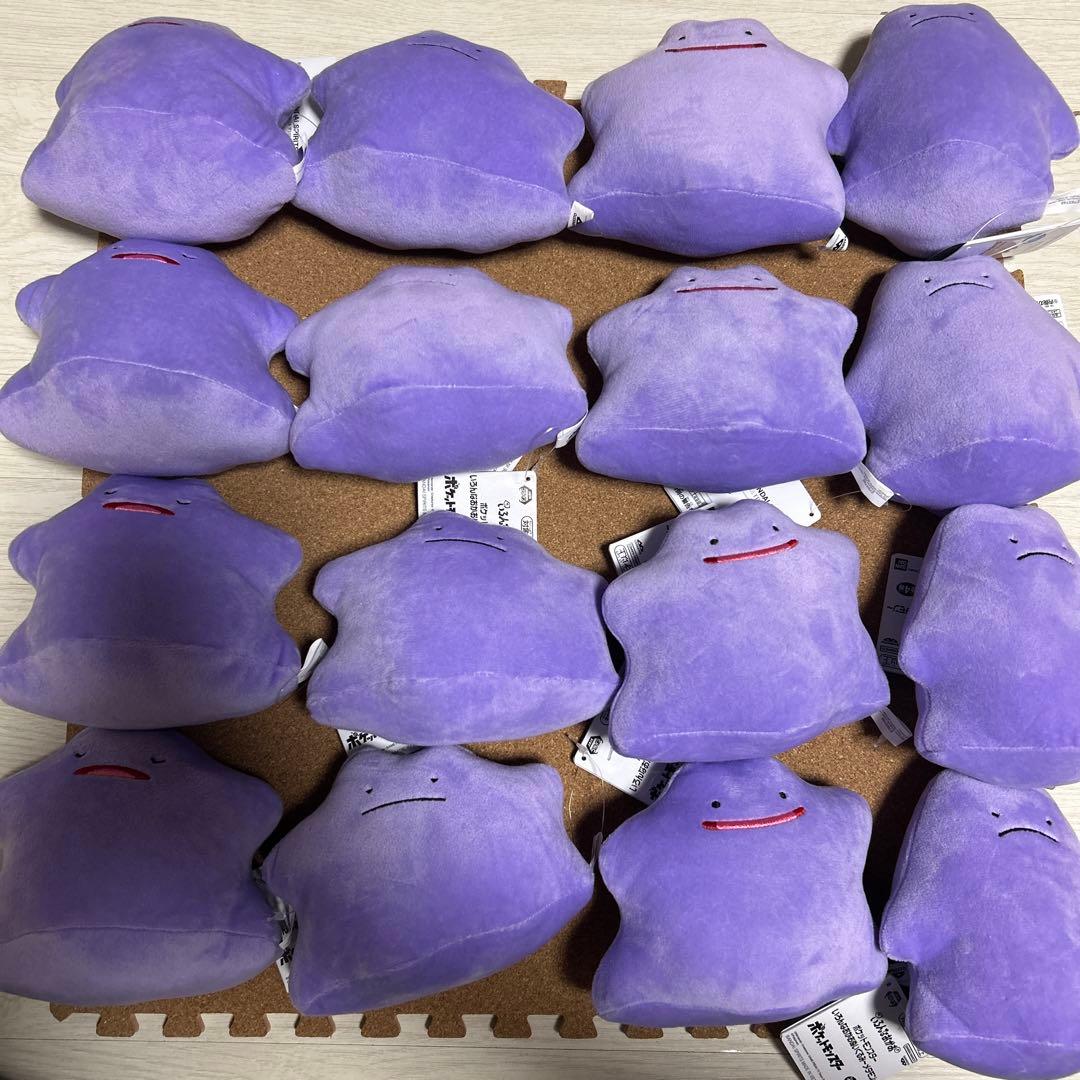 ポケモン　いろんなかお　ぬいぐるみ　メタモン　大量