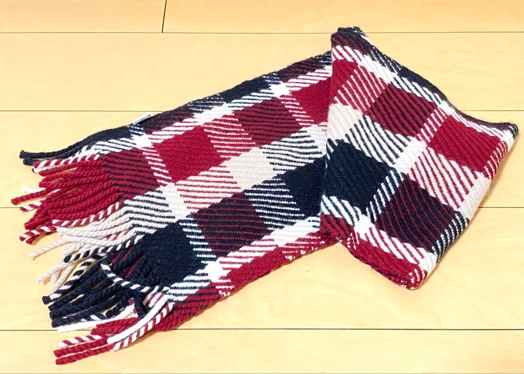 BLUE LABEL CRESTBRIDGE カシミヤ チェックマフラー