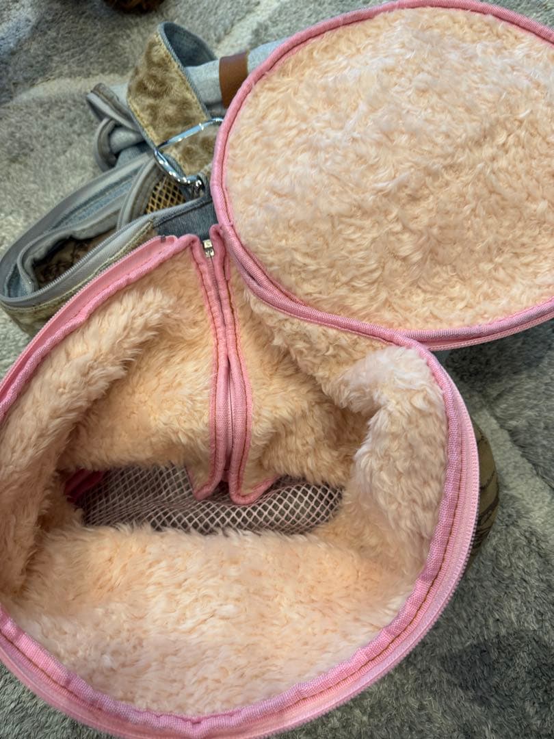 【断捨離値下げ】ルシアン•エ•サヨ　デニムトート 小型犬用