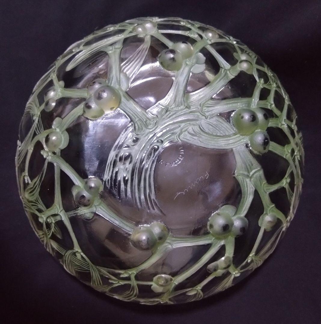 ルネ・ラリック　R LALIQUE 　GUI No.1 ヤドリギ　パチネ彩色