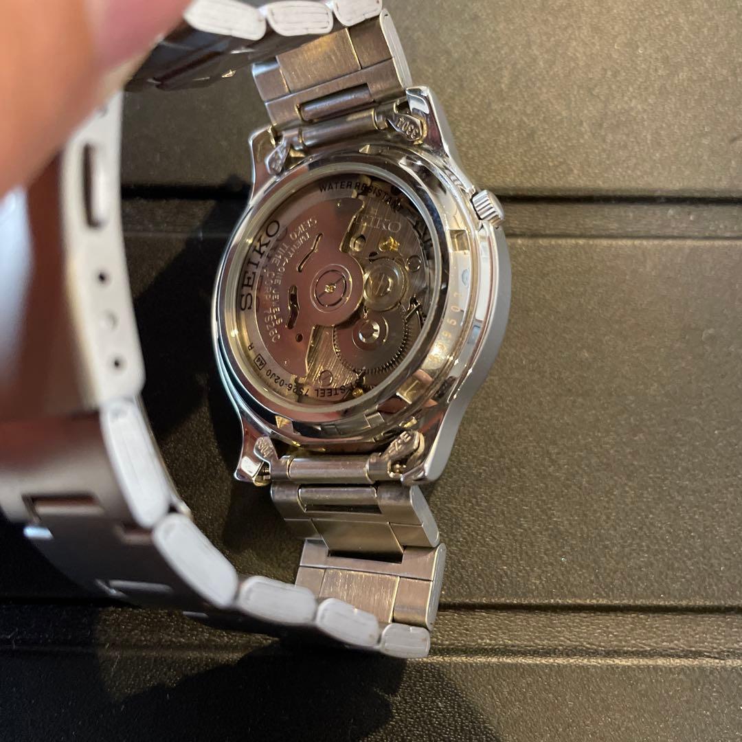 SEIKO5 自動巻き腕時計 ブラック