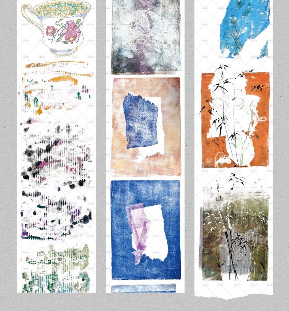 moodtape《虚影定格》海外マスキングテープ　マステ 【2348】