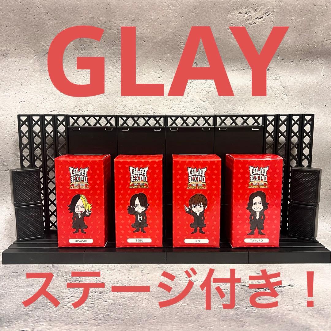 GLAY フィギュア GRAND FINALE 4体セット&ステージ
