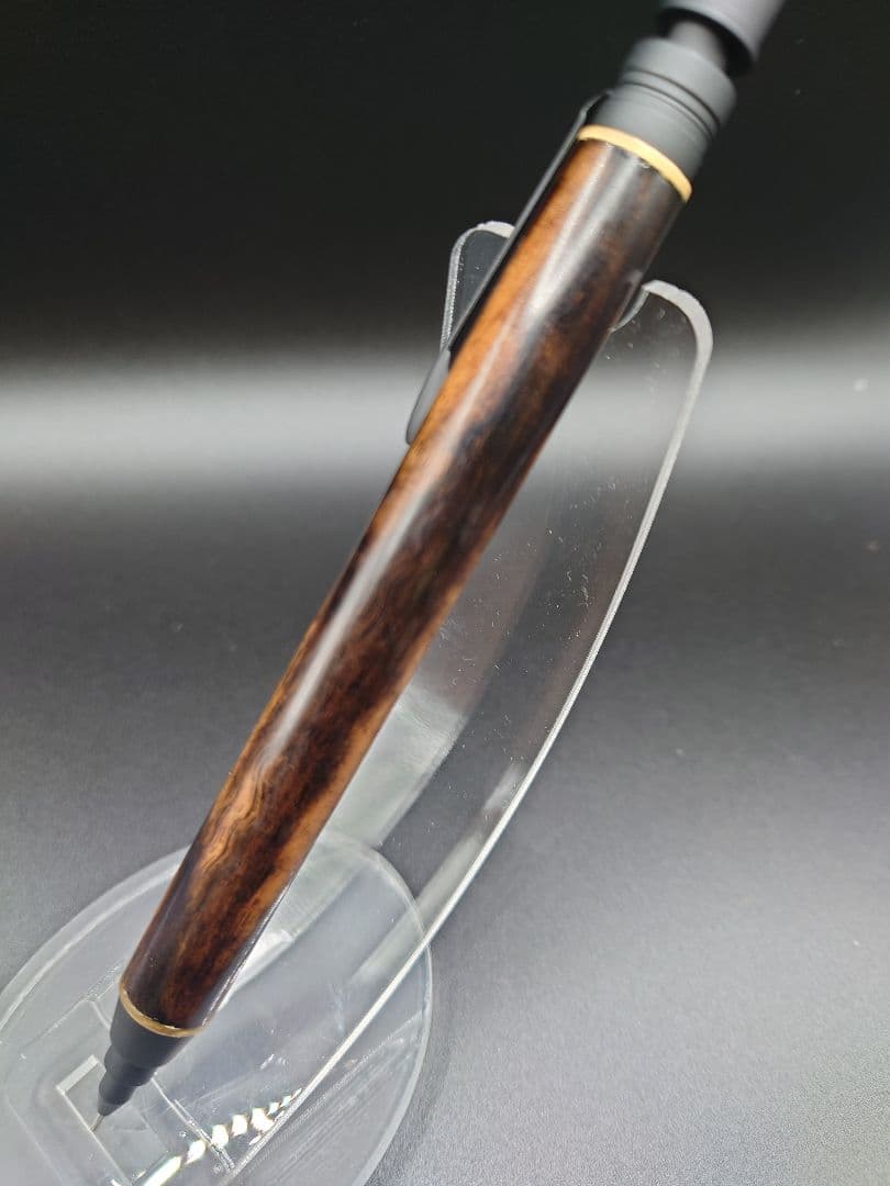 黒柿　シャープペンシル　MDS-1 三神クラフト　新うるし仕上げ　拭き漆
