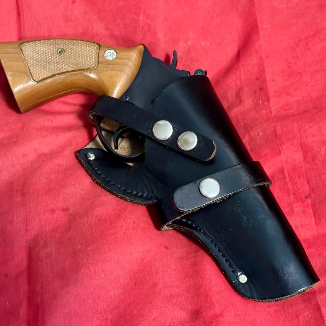 整備済 革製 ウェスタンスタイル リボルバー用 ヒップホルスター