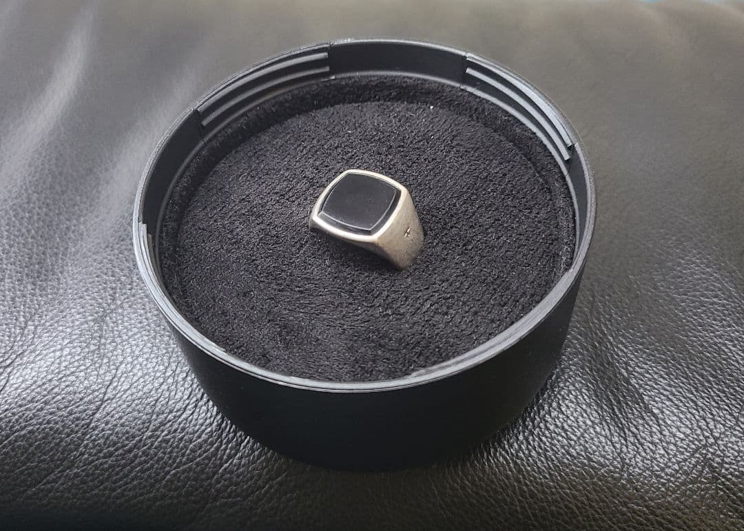 TOMWOOD リング 56 Cushion Black Onyx