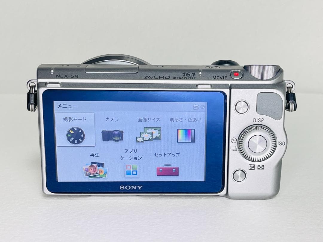 SONY α NEX-5R ソニー シルバー ボディ ミラーレスカメラ 付属品多