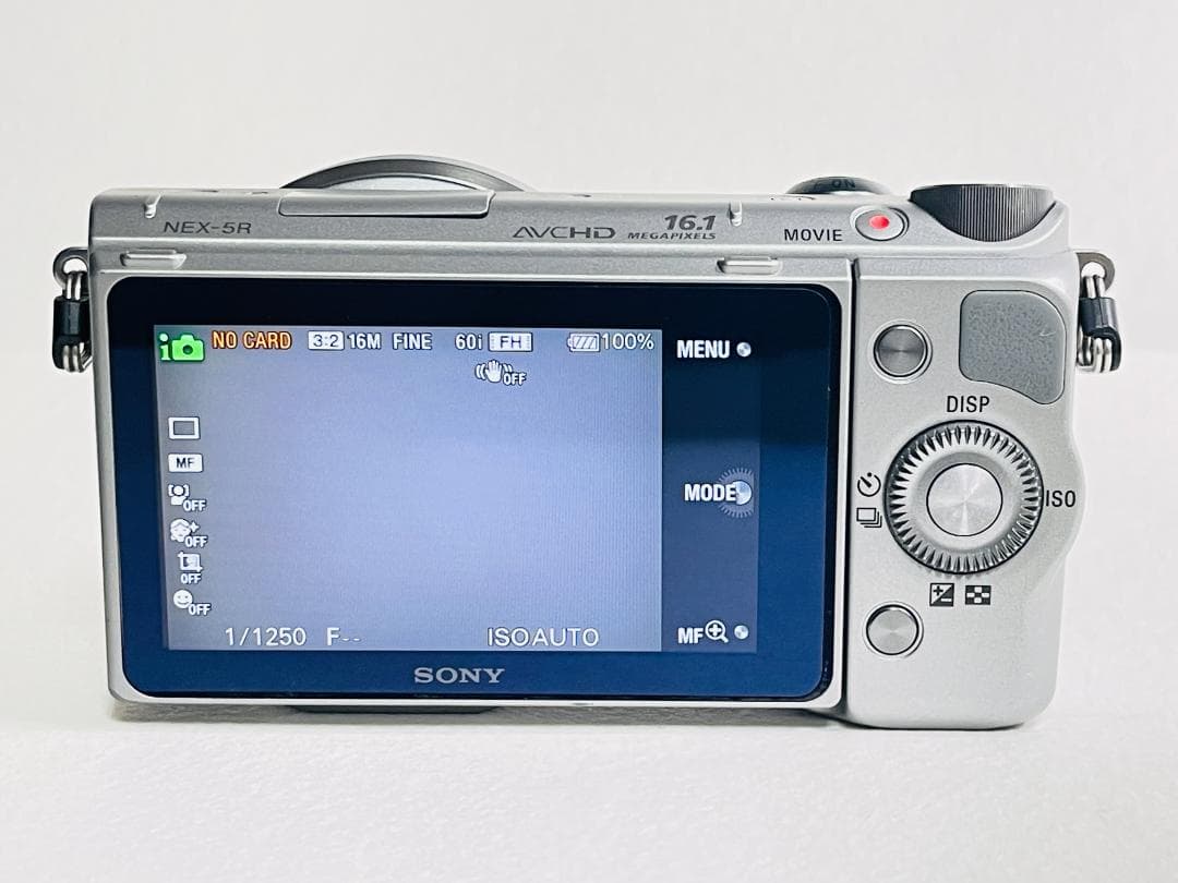 SONY α NEX-5R ソニー シルバー ボディ ミラーレスカメラ 付属品多