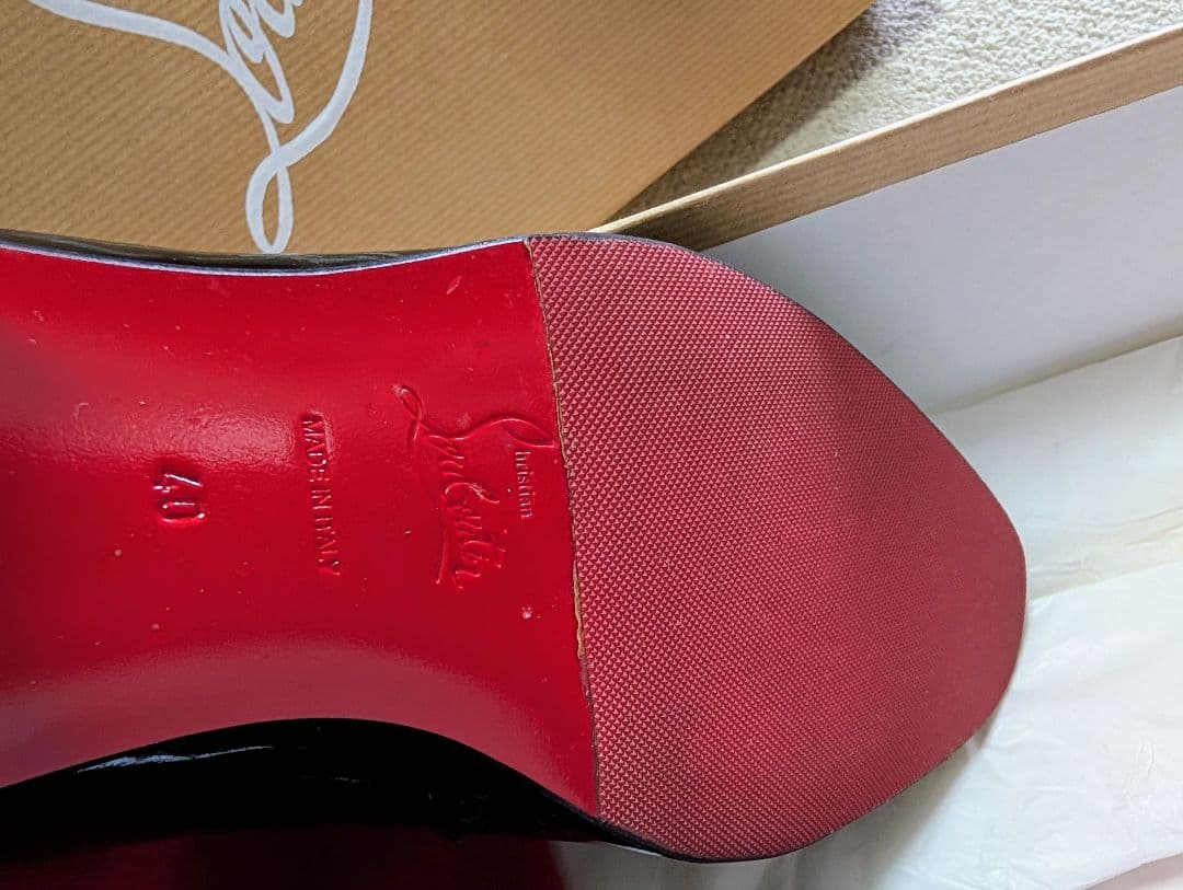 専用！新同品　ルブタン　パテントエナメル　ドレスシューズ　定価23万円