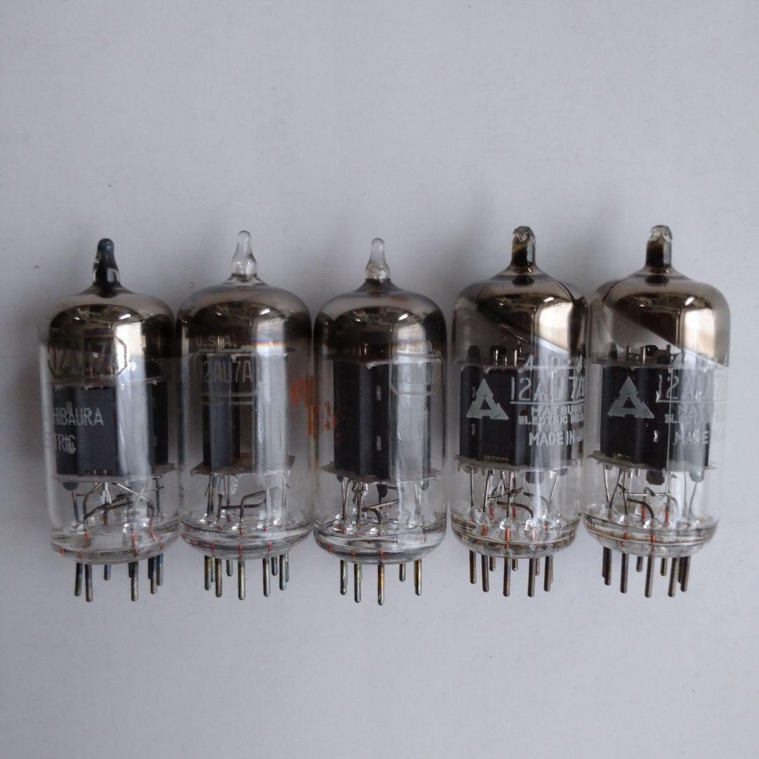 東芝HiFi12AU7A1本 RCA12AU7A 2本 松下12AU7A 2本