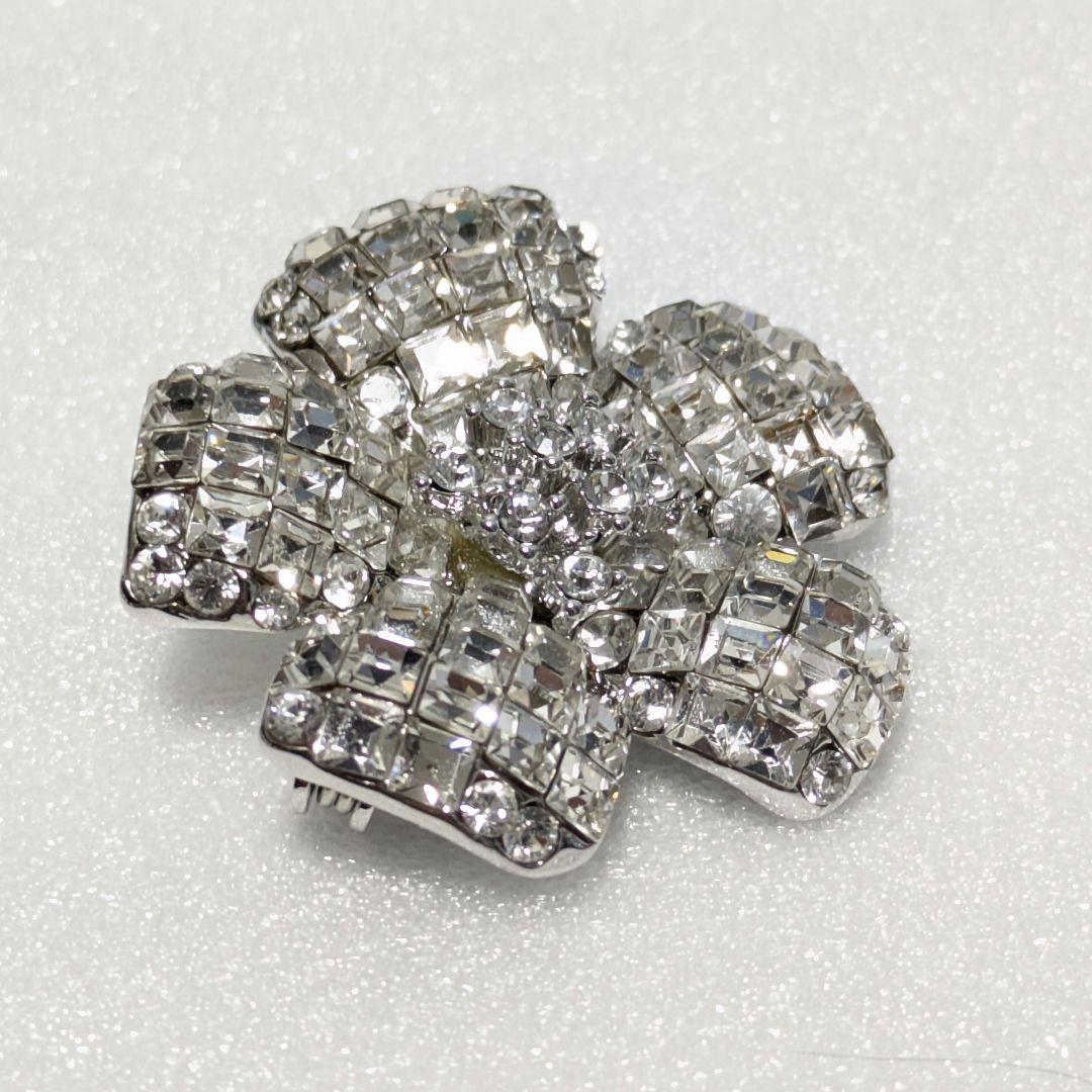 FOXEY フォクシー ブローチ FLEUR フルール クリア 花 フラワー