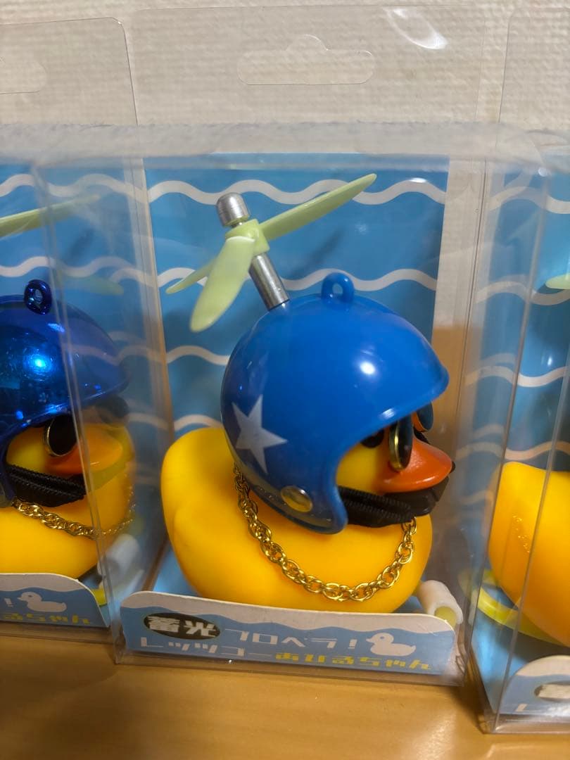 アヒル隊長　プロペラ付き　自転車　バイク　8個セット