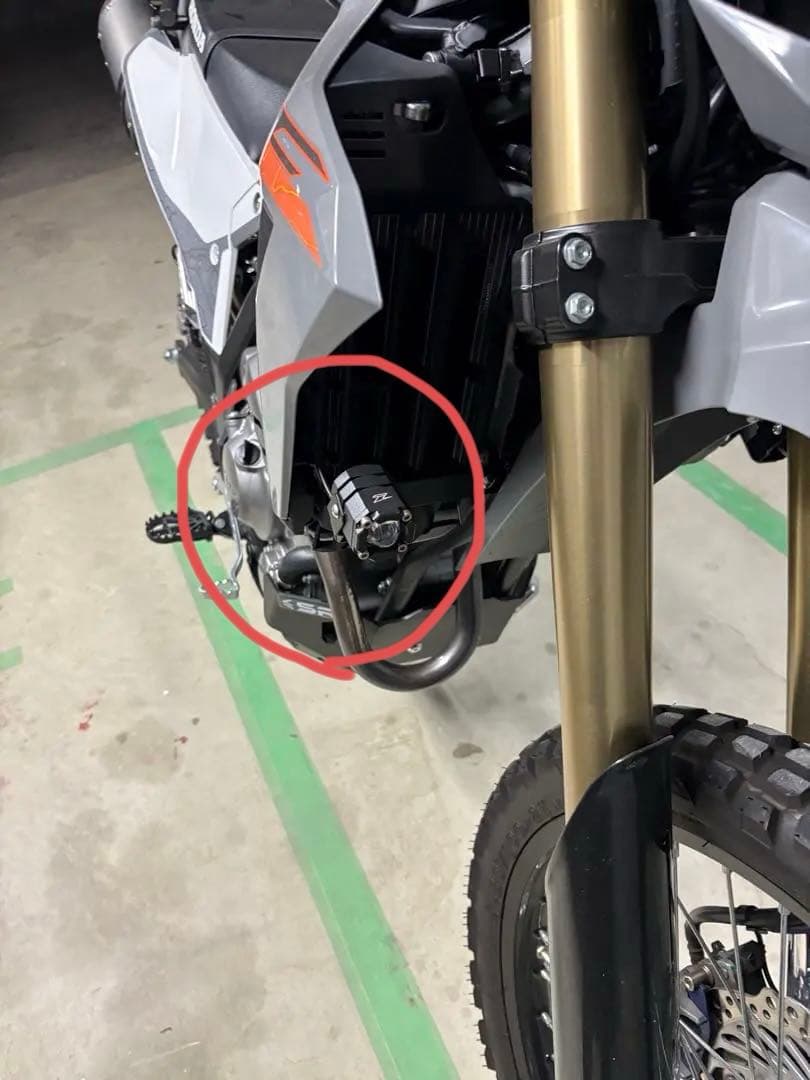 ZETA crf250l md47 フォグランプ　車種専用