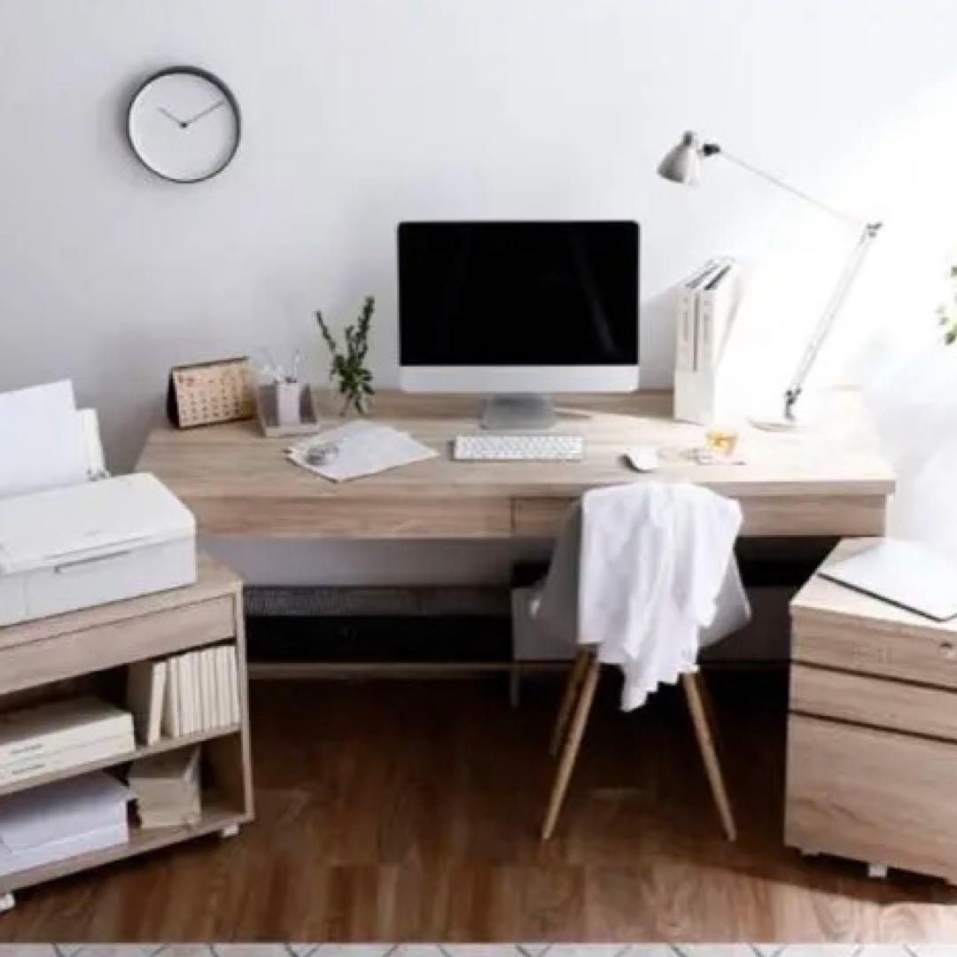 【nao】ロウヤ パソコンデスク 2点セット