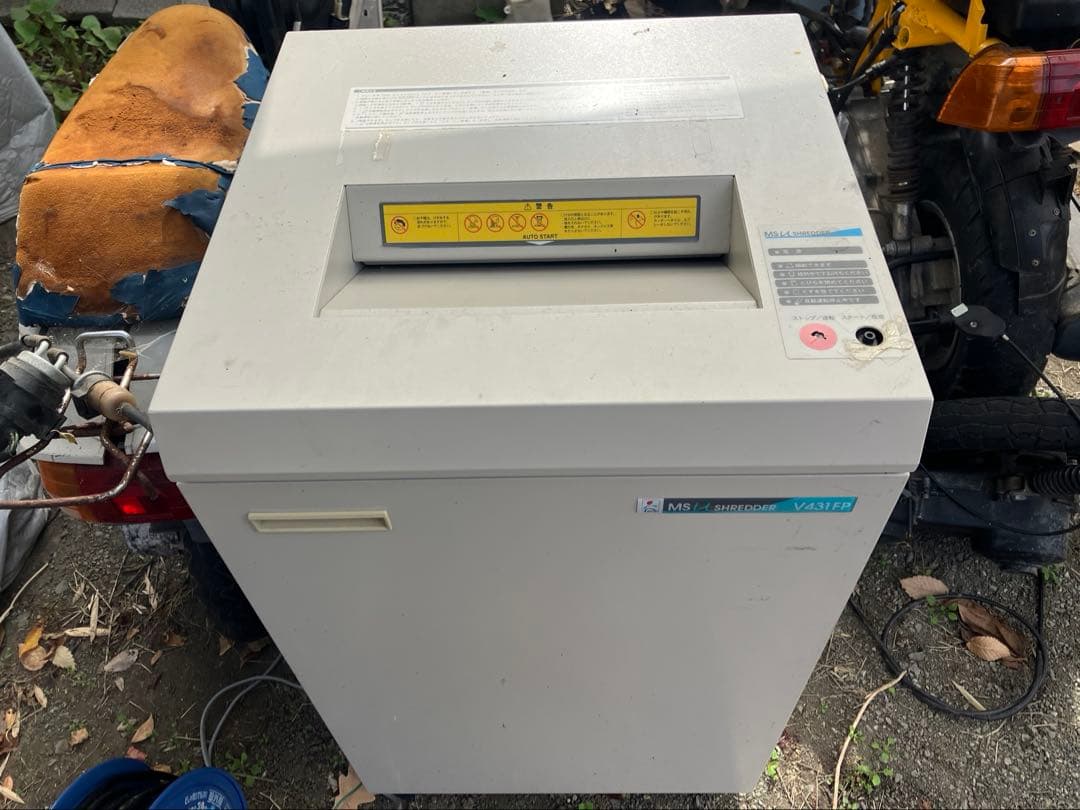 明光商会 MS L4 SHREDDER V431 FP ホワイト　シュレッダー