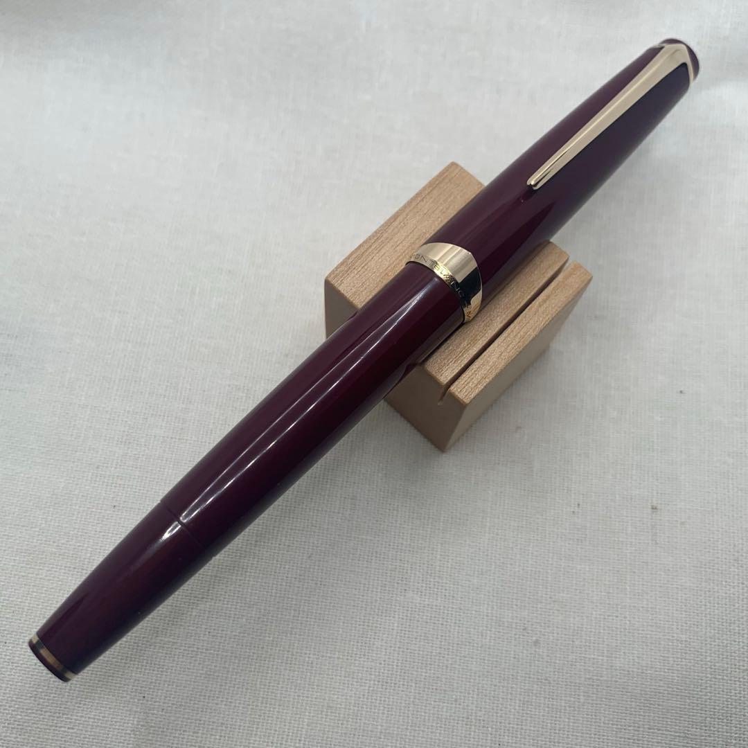 【希少良品】モンブラン no.14 ボルドー 18C F 万年筆　2桁シリーズ
