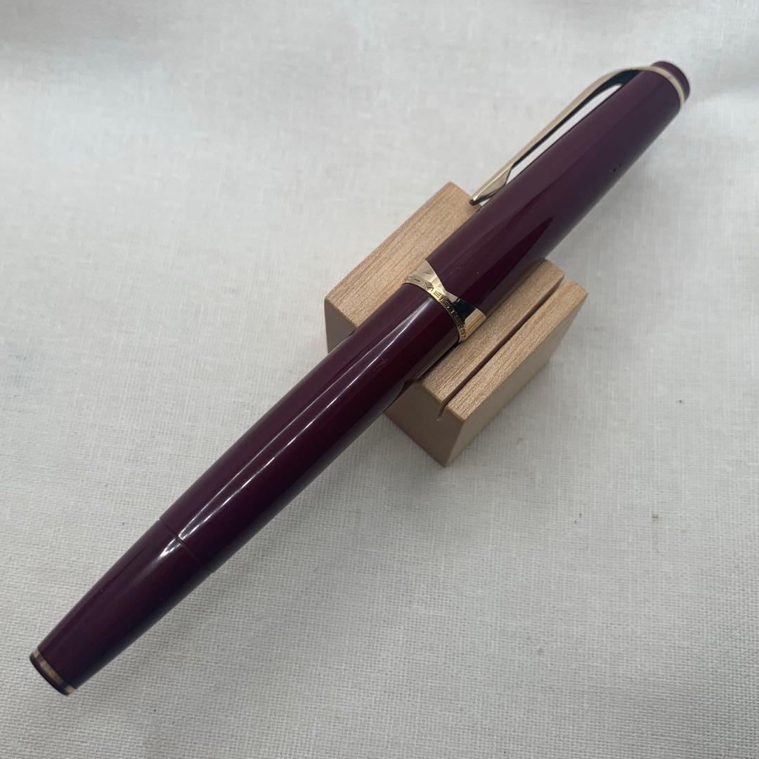 【希少良品】モンブラン no.14 ボルドー 18C F 万年筆　2桁シリーズ