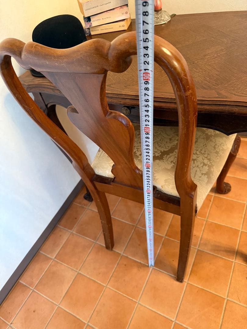 英国 状態良好1930年代アンティーククィーンアンチェア1脚