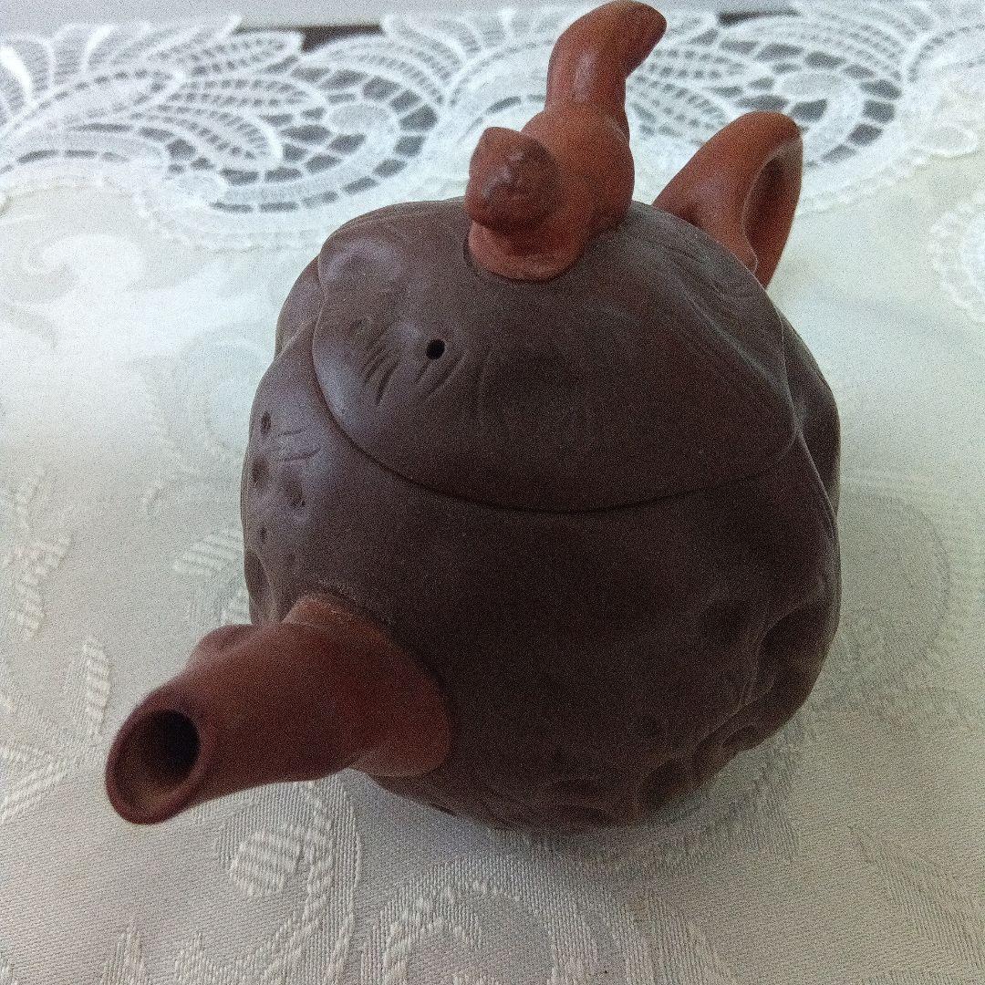 煎茶道具　中国宜興　紫砂　急須 茶壺　在銘