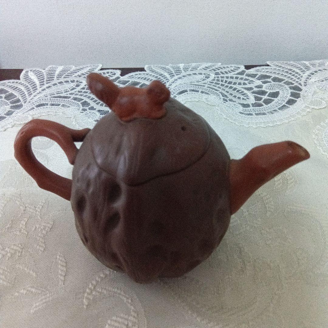 煎茶道具　中国宜興　紫砂　急須 茶壺　在銘