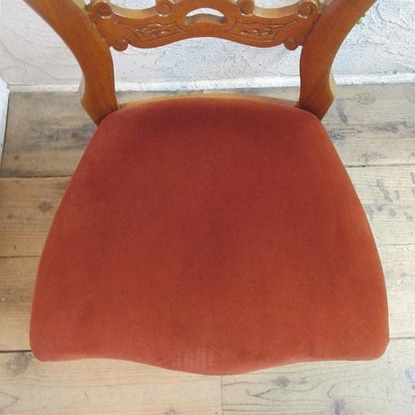 イギリス アンティーク 家具 バルーンバックチェア 椅子 イス 英国 4304e