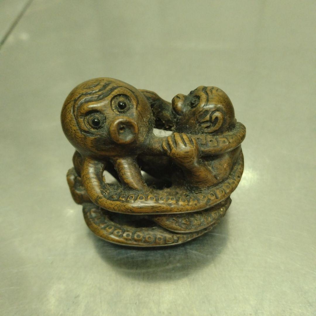 根付　骨董　全8体