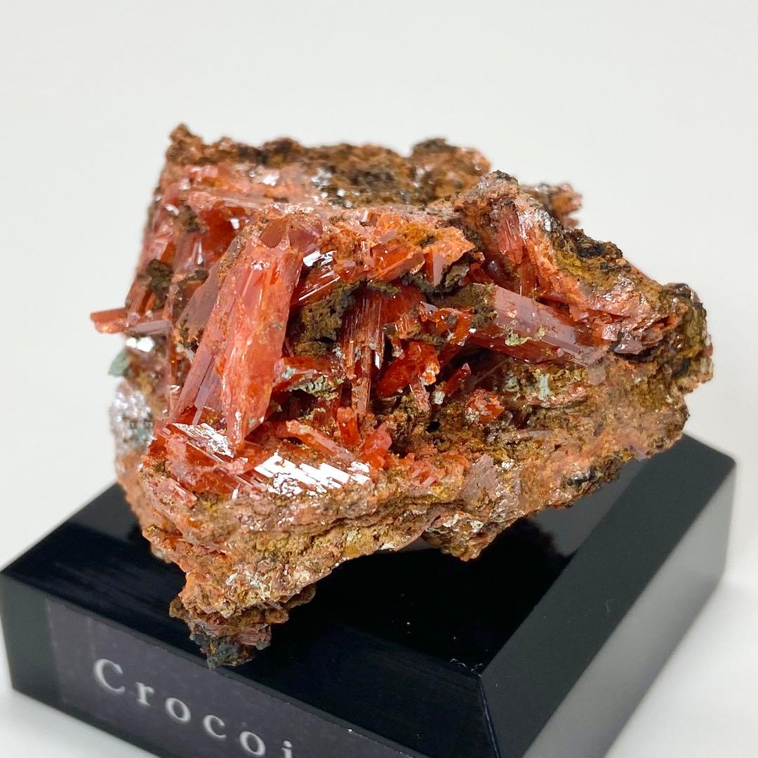 クロコアイト　紅鉛鉱　鉱物標本　原石　天然石　ストーン　タスマニア