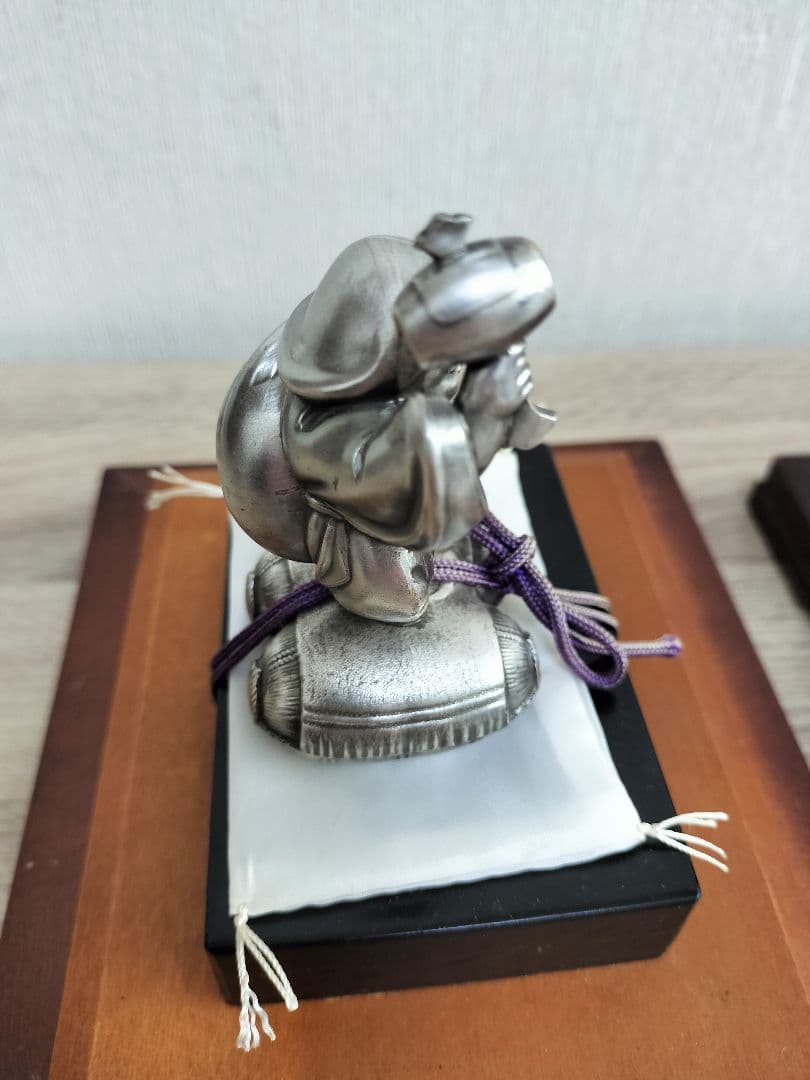 【純銀】 恵比須様 大黒天様 置物 コレクション　希少