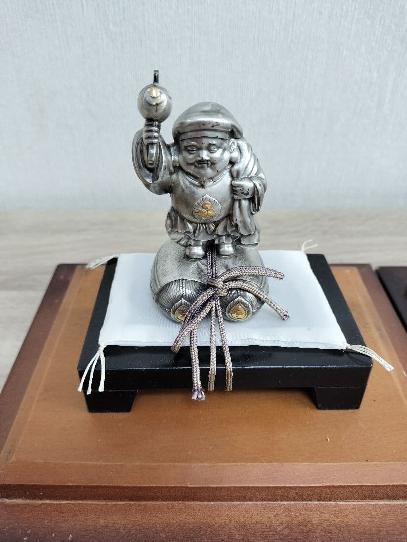 【純銀】 恵比須様 大黒天様 置物 コレクション　希少