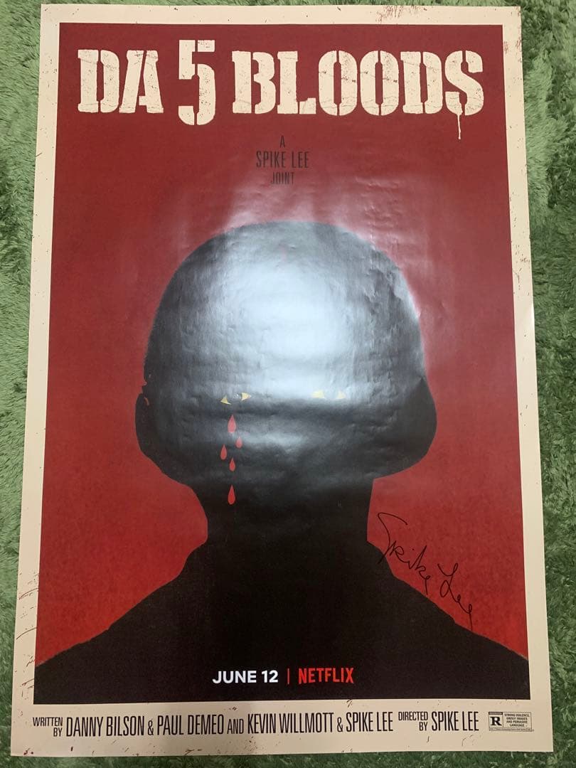 spike lee スパイク リー DA 5 BLOODS ポスター サイン付