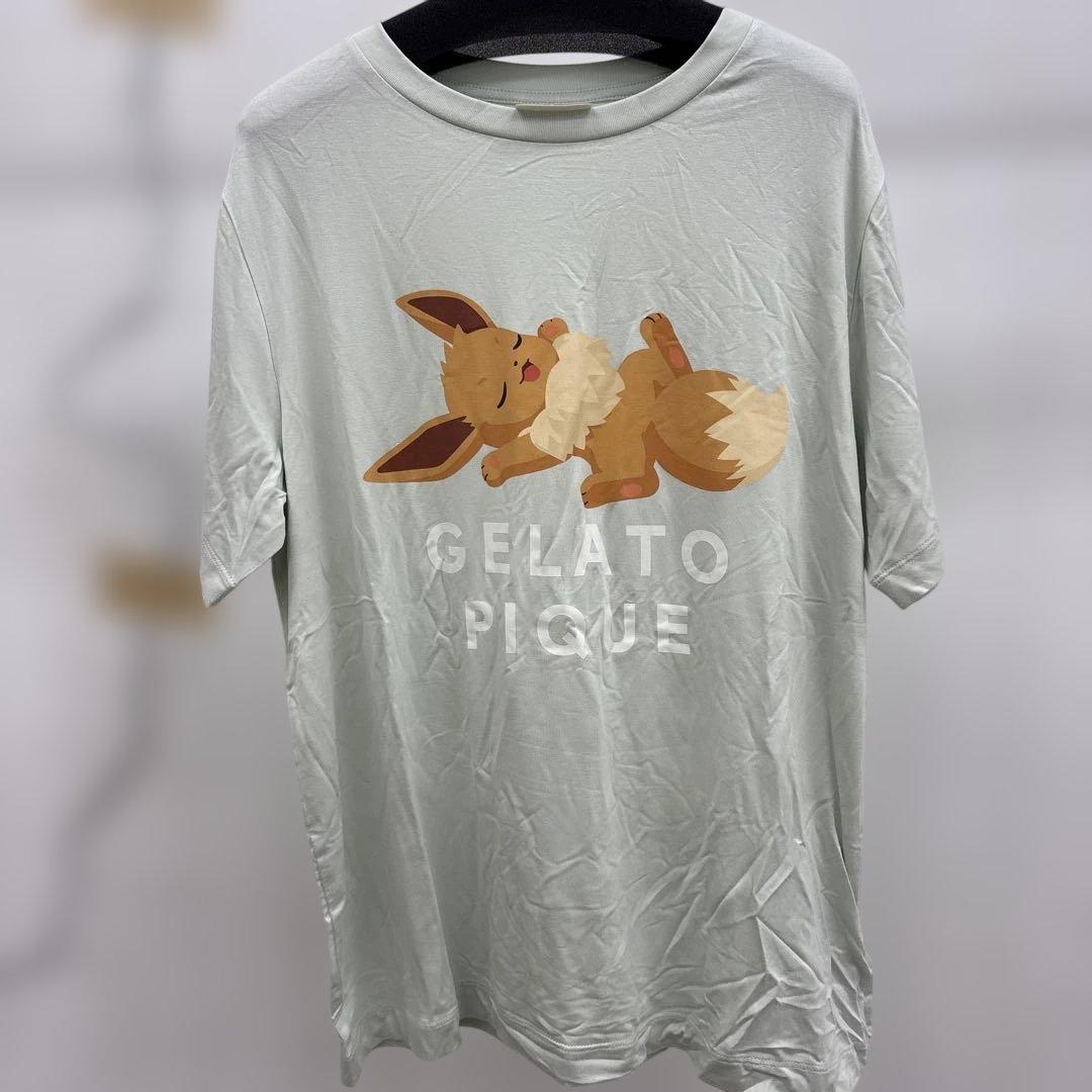 507441 [ジェラート ピケ] キャラクター柄接触冷感Tシャツ&パンツセット