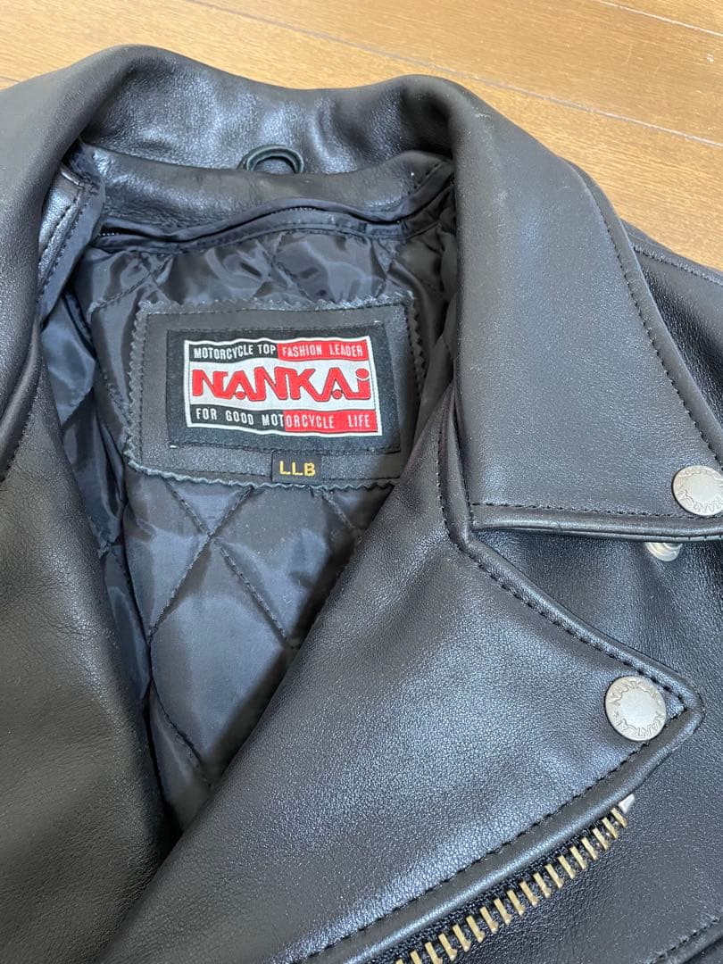 南海部品　ライダース　レザージャケット　革ジャン　本革　NANKAI