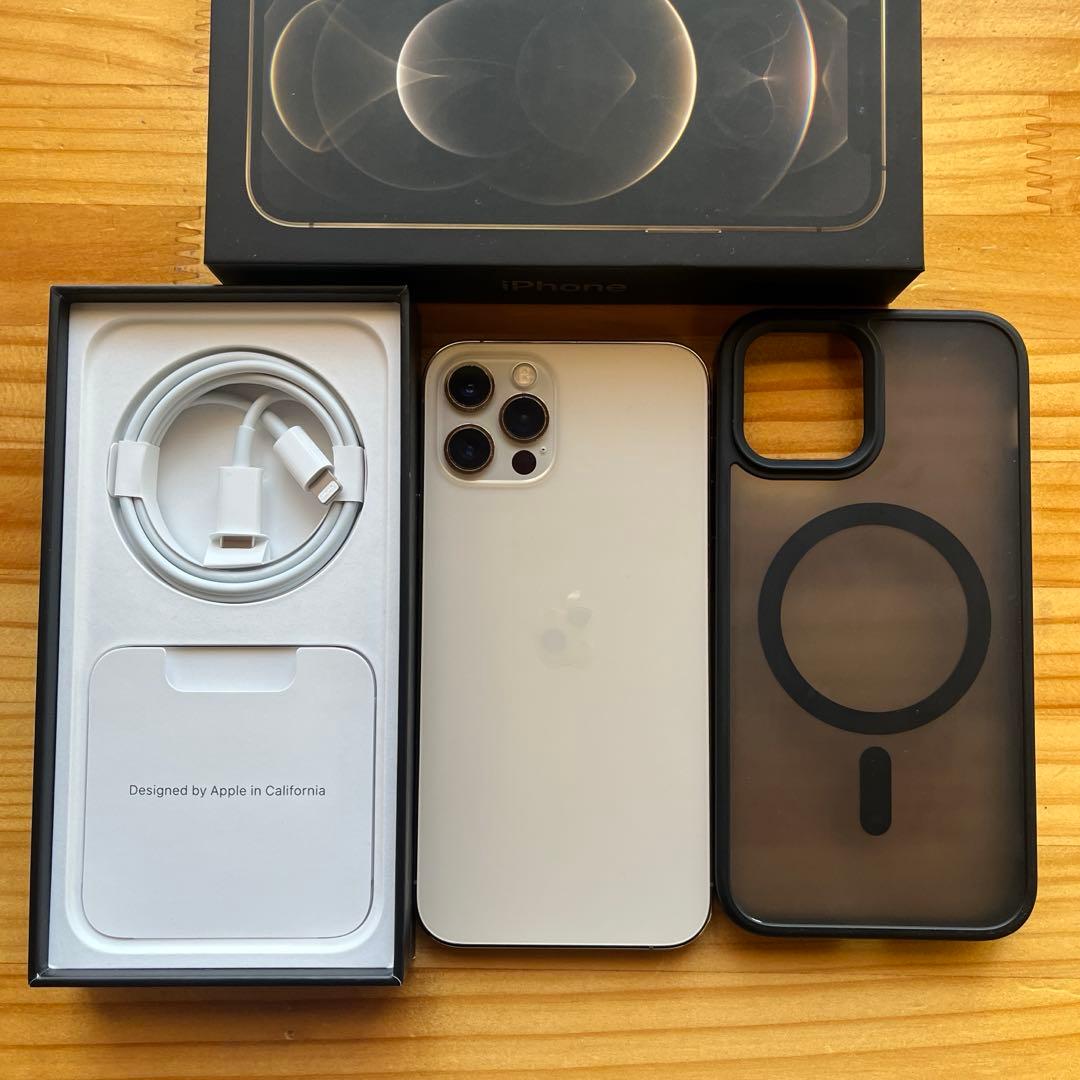 【美品】Apple iPhone 12 Pro ゴールド 128GB