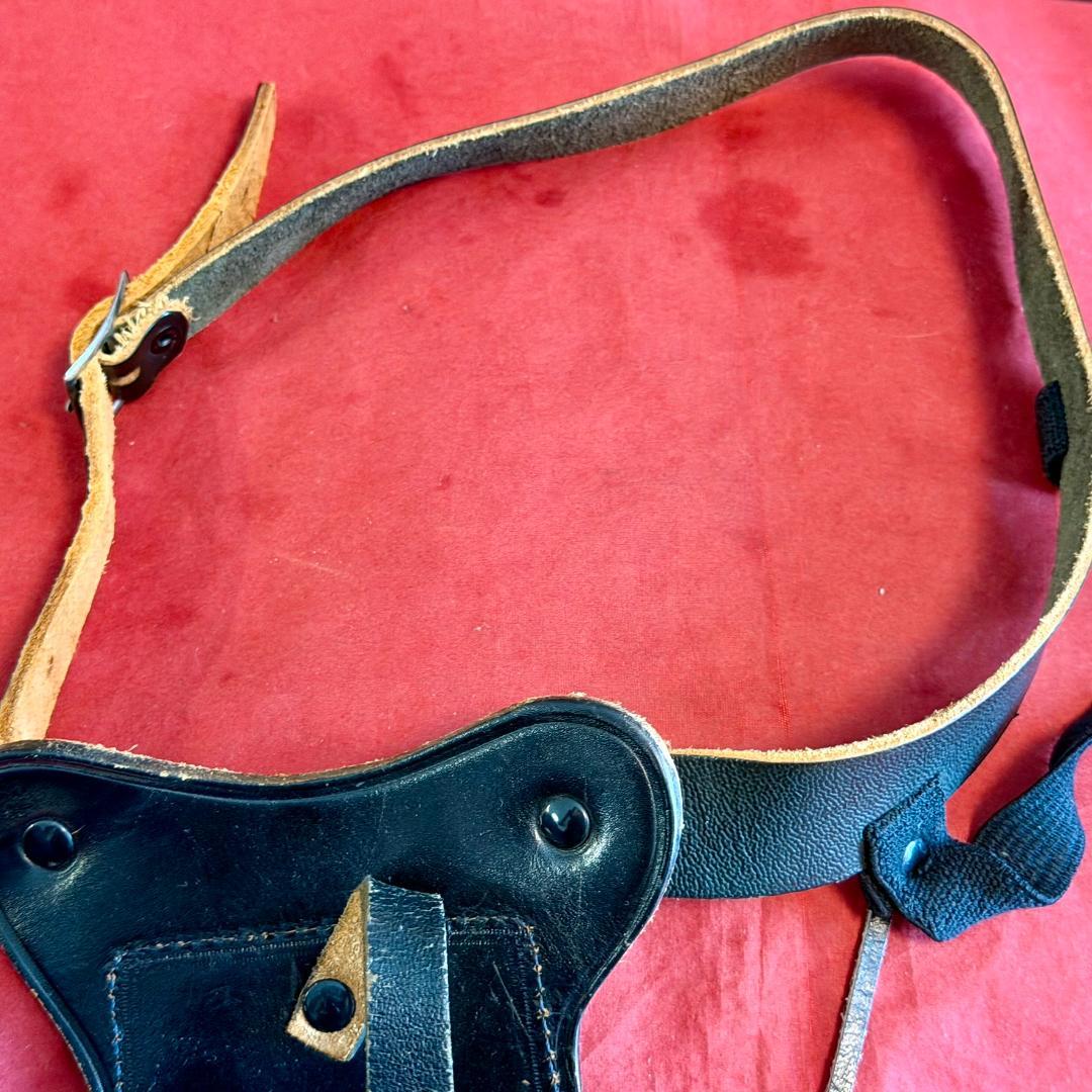 整備済 私服警察官用 革製 ショルダーホルスター スナブノーズ リボルバー 用