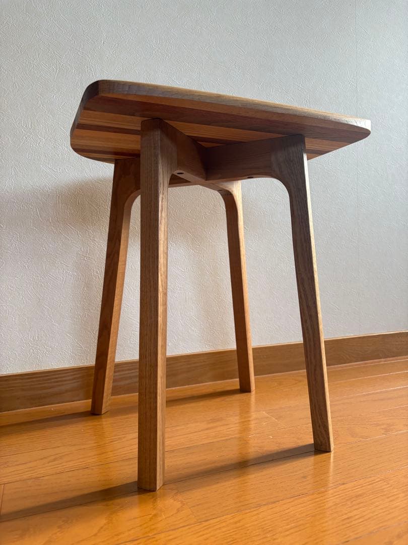 ma@プロフお読みください 木製 スツール 椅子 無垢材 ハンドメイド