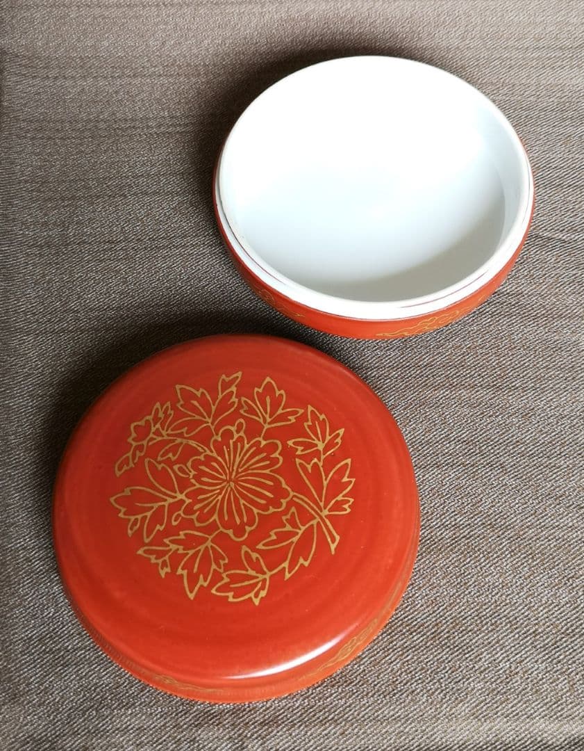 【昭和レトロ　1960s　十二代今泉今右衛門　茶道具】『香合』