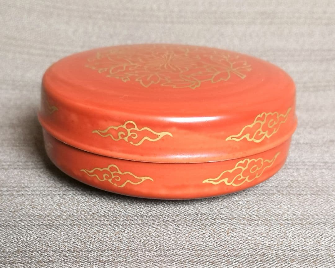 【昭和レトロ　1960s　十二代今泉今右衛門　茶道具】『香合』