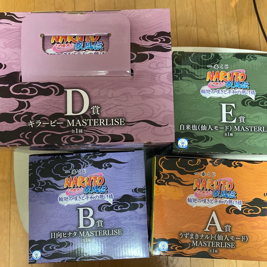 NARUTO MASTERLISE フィギュアセット　一番くじ相場が上がる前に