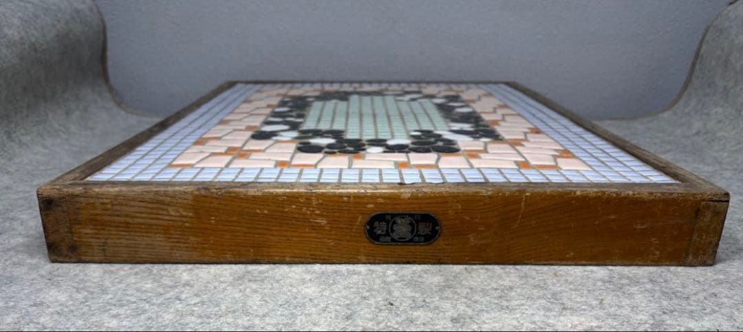 木枠 北海道限定 ストーブタイル台 特製 熊印 昭和レトロ