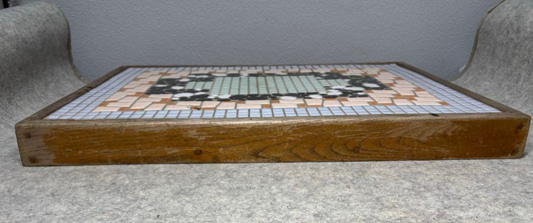 木枠 北海道限定 ストーブタイル台 特製 熊印 昭和レトロ