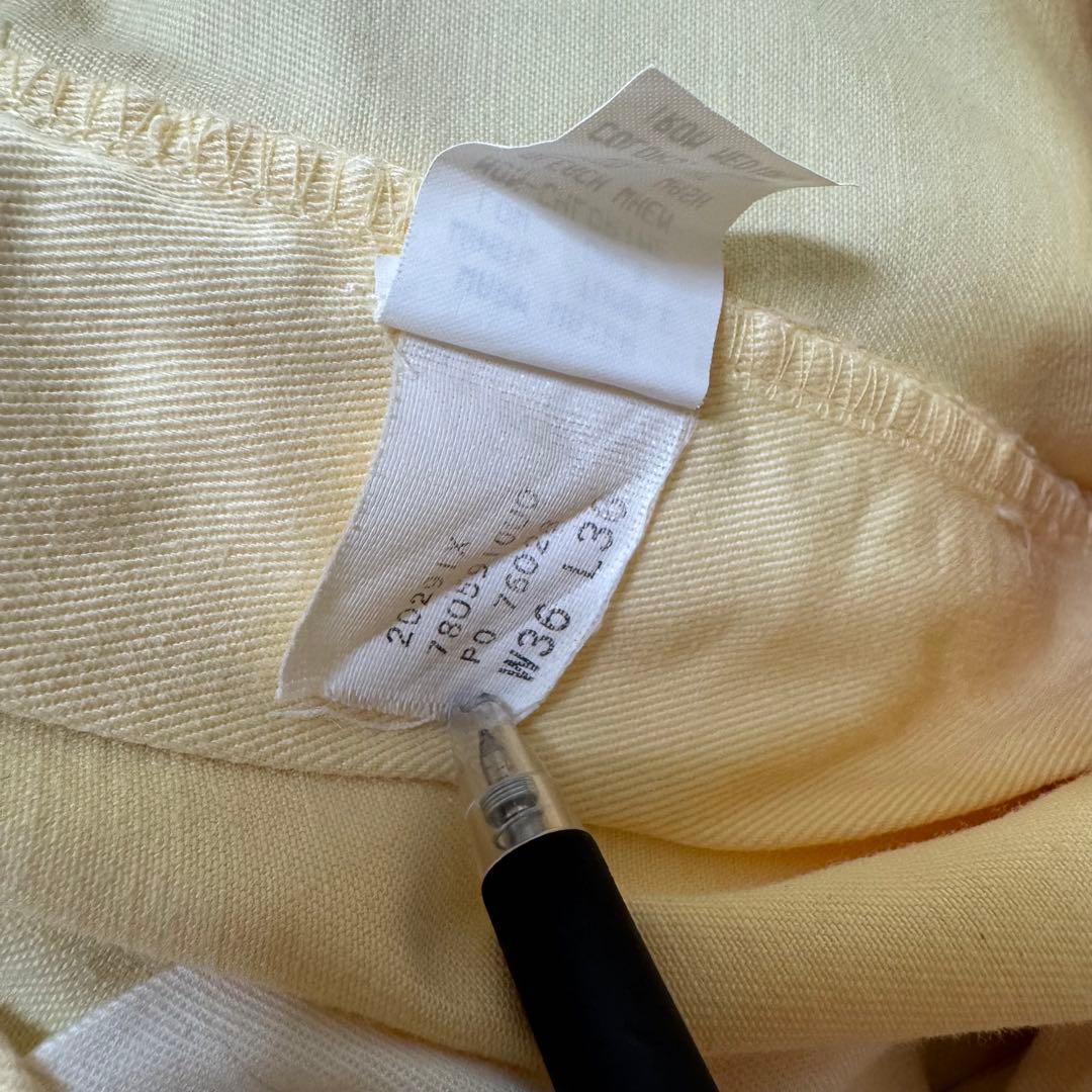 USA製　ラルフローレン　チノ　初期タグ　チノパン　イエロー　2タック　polo