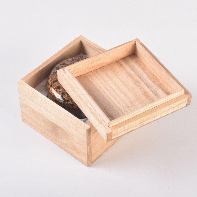 茶道具　若狭塗　津軽塗　金虫喰塗　棗　共箱　V　8372