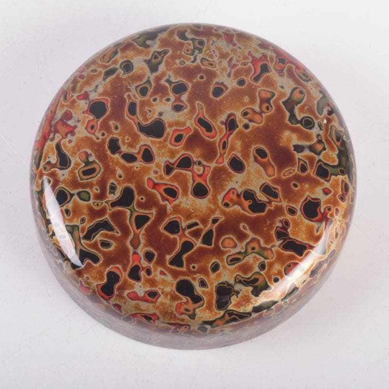 茶道具　若狭塗　津軽塗　金虫喰塗　棗　共箱　V　8372