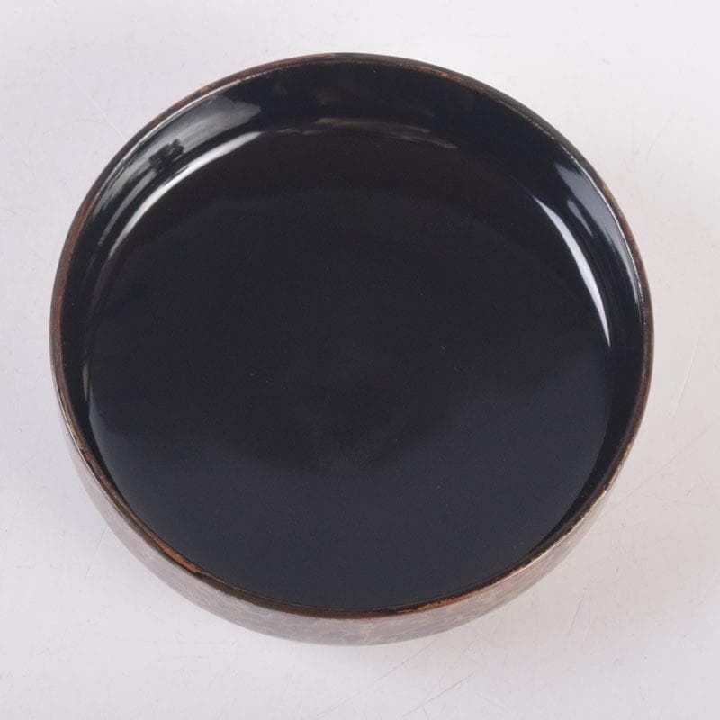 茶道具　若狭塗　津軽塗　金虫喰塗　棗　共箱　V　8372