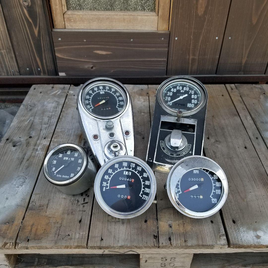Harley ハーレー スピードメーター 5個セット